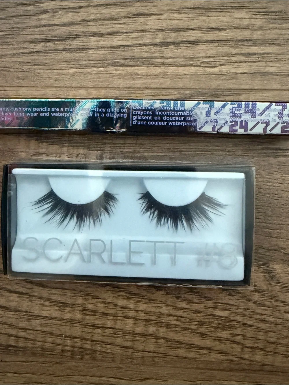 NIB Urban Decay 24/7 Glide On Eye Pencil in DEMOLITION 1.2g & HUDA Eyelashes